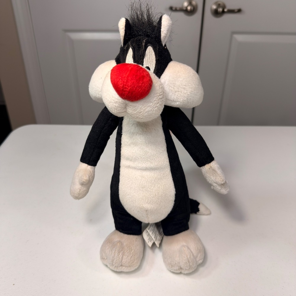 Looney Tunes Sylvester the Cat Plush Amscan Warner Bros Stuffed Animal 13"